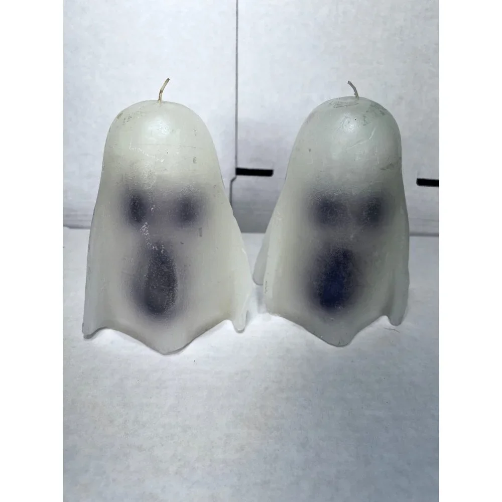 Pottery Barn Bougie Boo small ghost candle set